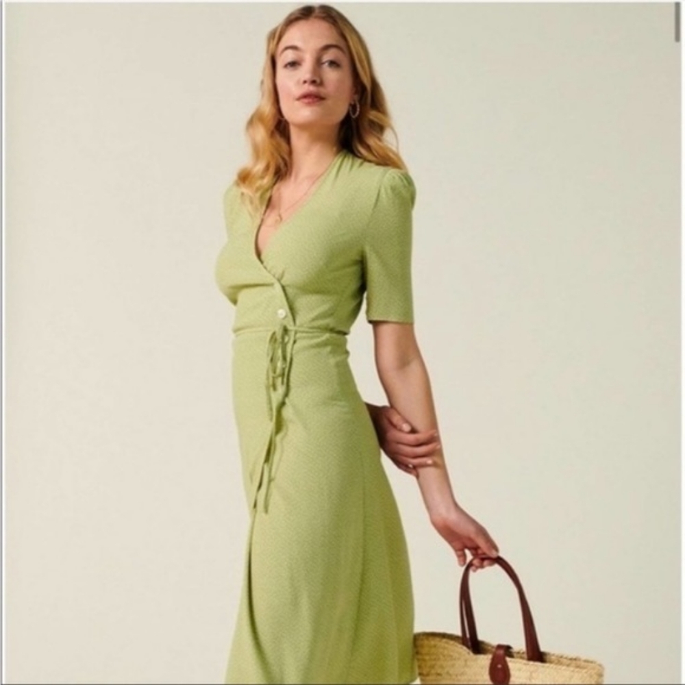 NWOT Rouje Gabin dress in Anis
